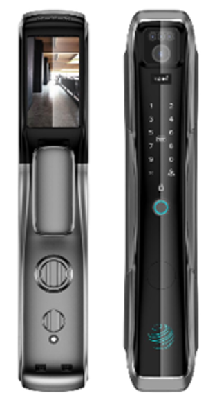 Tuya WiFi Smart Lock i13 with 3D Facial Recognition, Fingerprint, Password, Card, Mobile App, Mechanical Key, Aluminum Panel, Remote Unlock